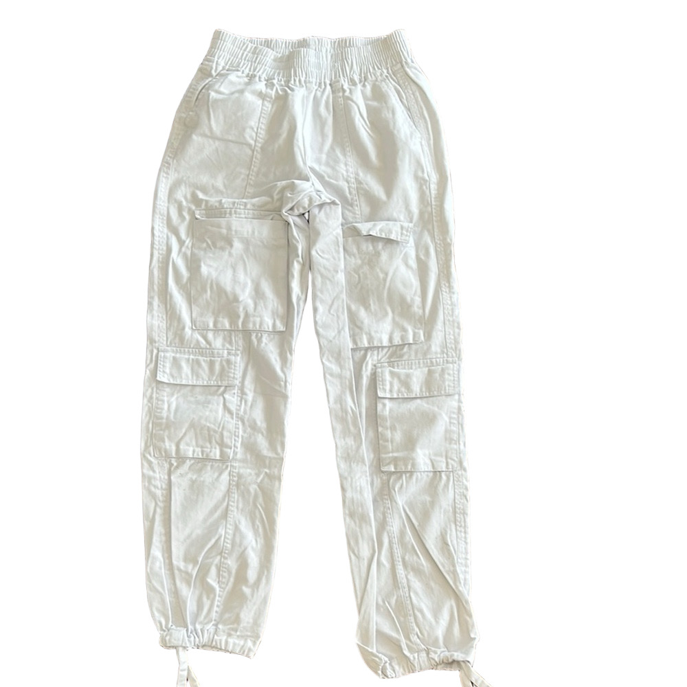 Forever 21: White Cargo Pants: Size XS